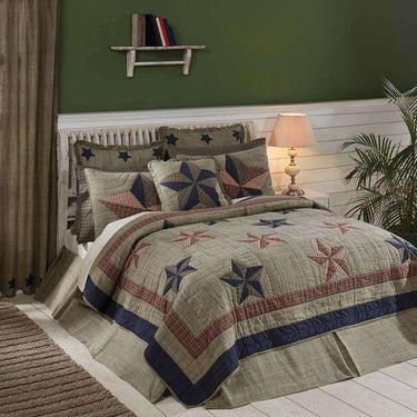 Vincent King Quilt 110Wx97L VHC Brands - The Fox Decor
